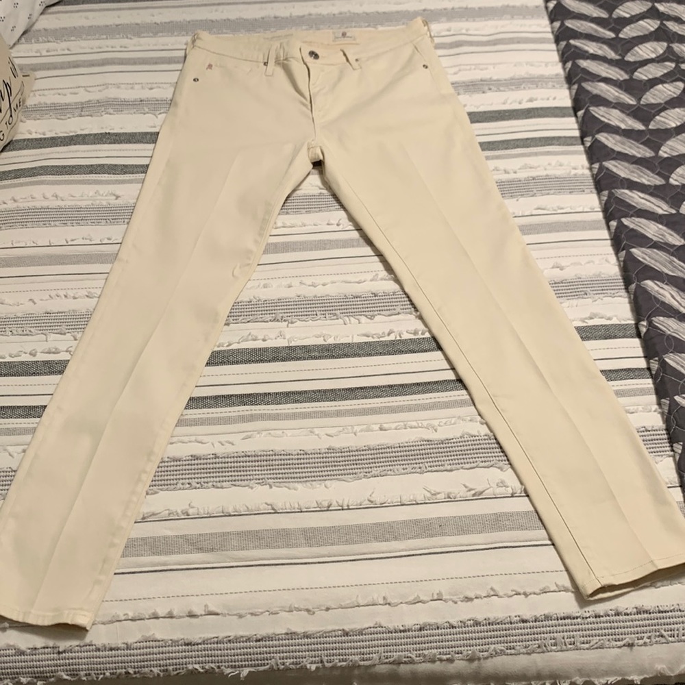 AG Adriano Goldschmied Coated Denim Jeans